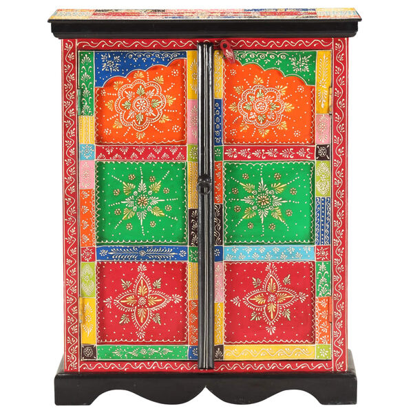 vidaXL Hand Painted Sideboard 60x30x75 cm Solid Mango Wood