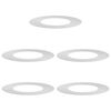 vidaXL suitable for Flat Tree Rings 5 pcs Silver &Oslash;40 / 70 cm
