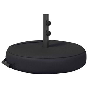 vidaXL Patio Umbrella Base 50 x 50 cm Steel Black
