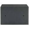 vidaXL Digital Safe with Lock Dark grey 20 x 31 x 20 cm Steel