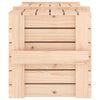 vidaXL Storage Box 91x40.5x42 cm Solid Wood Pine