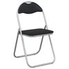 vidaXL Folding Chair 2 pcs Black and Grey 48 x 43.5 x 81 cm