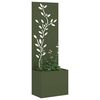 vidaXL Garden Privacy Screen Olive green 50 x 150 cm Cold-rolled steel