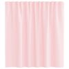 vidaXL Voile Curtains with Loops 2 pcs Light Pink 140x140 cm
