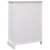 vidaXL Sideboard with 10 Drawers White 113x30x79 cm Wood