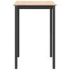 vidaXL Bar Table Natural 70 x 70 x 105 cm Solid Pine Wood