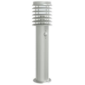 vidaXL Outdoor Floor Lamp with Sensor Silver 60 cm Stainless Steel