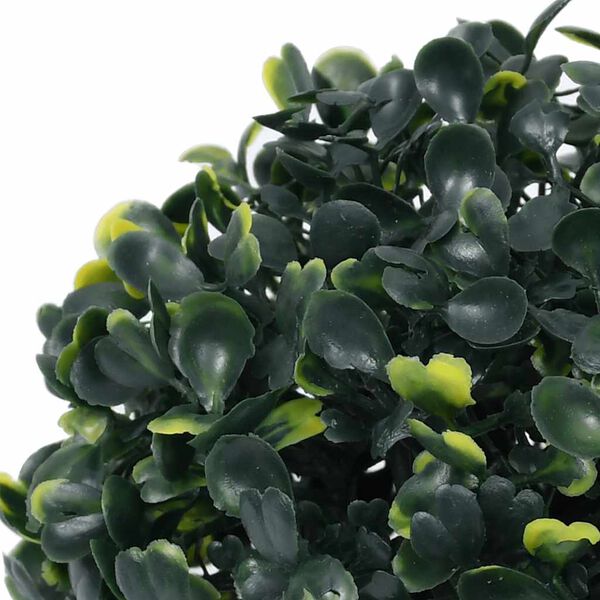vidaXL Artificial Boxwood Balls with LED Lights 2 pcs Green 45 cm