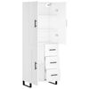 vidaXL Highboard White 69.5x34x180 cm Engineered Wood