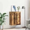 vidaXL Wall Mounted Cabinet Old Wood 69.5 x 34 x 90 cm Engineered Wood