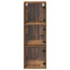vidaXL Wall Cabinet Old Wood 35 x 37 x 102 cm Engineered Wood