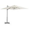 vidaXL Garden Parasol with Portable Base Sand