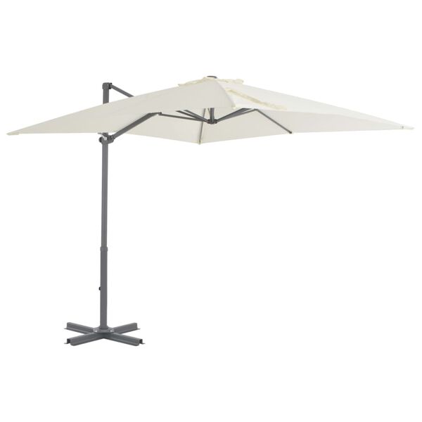 vidaXL Garden Parasol with Portable Base Sand