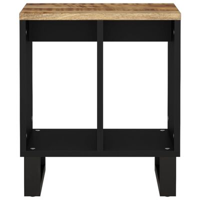 vidaXL Side Table 40x31x46 cm Solid Wood Mango&Engineered Wood