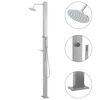 vidaXL Shower Panel | Silver | 201 stainless steel