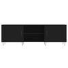 vidaXL TV Cabinet Black 150x30x50 cm Engineered Wood