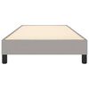 vidaXL Box Spring Bed Frame Light Grey Single Fabric (UK/IE/FI/NO only)