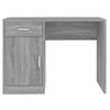 vidaXL Desk with Drawer&Cabinet Grey Sonoma 100x40x73 cm Engineered Wood
