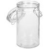 vidaXL Storage Jars with Clip Closure 6 pcs 1000 ml