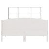 vidaXL Bookcase Bed without Mattress White 140x190cm Solid Wood Pine