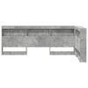vidaXL Storage Headboard Concrete Grey 90 cm Engineered Wood