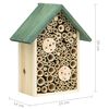 vidaXL Insect Hotels 2 pcs 23x14x29 cm Solid Firwood