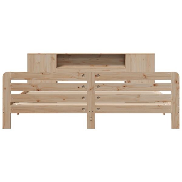 vidaXL Bed Frame without Mattress 180x200 cm Super King Solid Wood Pine