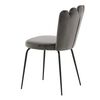 Venture Home Dining Chairs 2 pcs Limhamn Velvet Black and Grey
