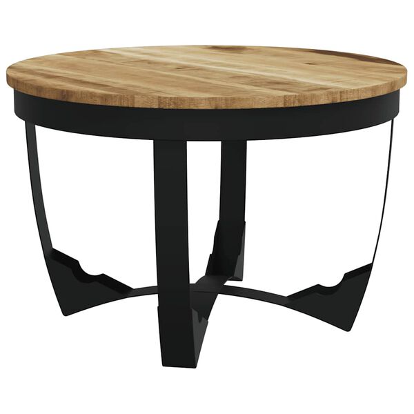 vidaXL Coffee Table Solid Rough Mango Wood 60x40 cm