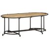 vidaXL Coffee Table 110x55x40 cm Solid Wood Rough Mango