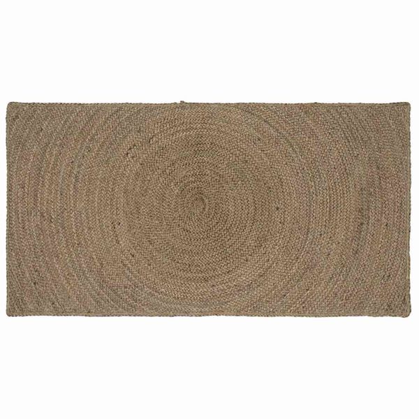 vidaXL Area Rugs Rectangular Grey 80 x 150 cm Jute