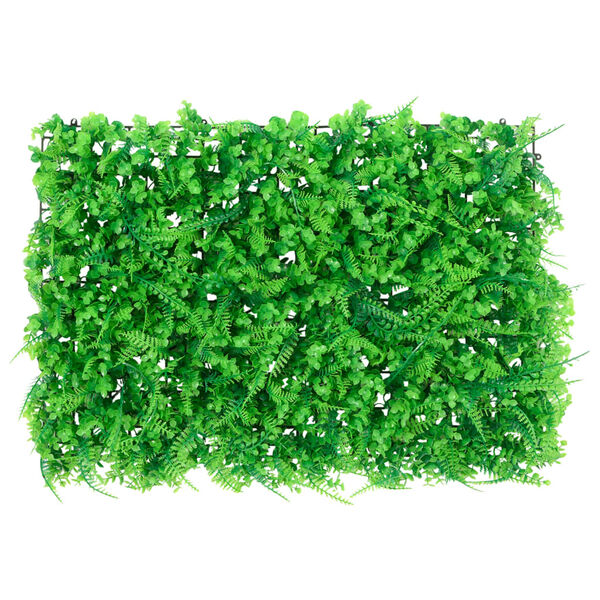 &nbsp;vidaXL Artificial Fern Leaf Fence&nbsp;24 pcs Green 40x60 cm