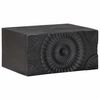 vidaXL Handmade Bedside Cabinet Black 40 x 30 x 20 cm Solid Mango Wood