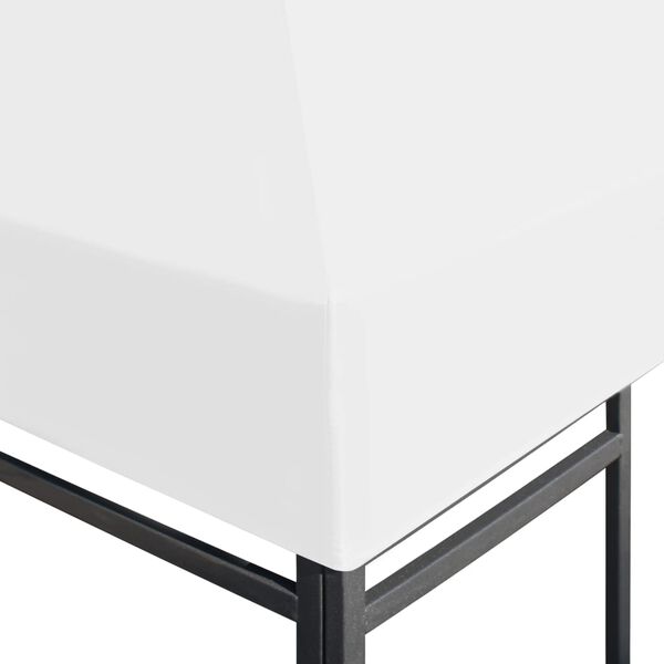 vidaXL Gazebo Top Cover 270 g/m² 3x3 m White
