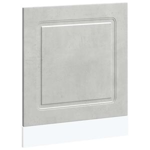 vidaXL Dishwasher Panel&nbsp;Kalmar&nbsp;Concrete Grey&nbsp;60x1.5x57 cm Engineered Wood