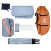 vidaXL Family Tent Dome 6-Person Orange Waterproof