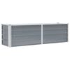 vidaXL Raised Bed | Grey | Galvanised steel | 160x40x45 cm | Durable