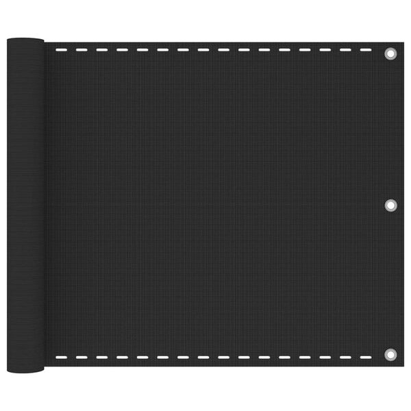 vidaXL Balcony Screen Anthracite 75x300 cm HDPE