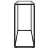 vidaXL Console Table Transparent 100x35x75 cm Tempered Glass