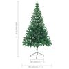 vidaXL Artificial Pre-lit Christmas Tree with Ball Set 150cm 380 Branches