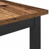 vidaXL Table Old Wood 100 x 40 x 100.5 cm Engineered Wood and Steel