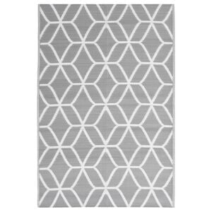 vidaXL Outdoor Rug ARAKIL Grey 140x200 cm PP