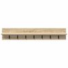 vidaXL Wall-Mounted Coat Rack Sonoma Oak 100 x 10.5 x 18 cm