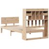 vidaXL Bookcase Bed without Mattress 90x200cm Solid Wood Pine
