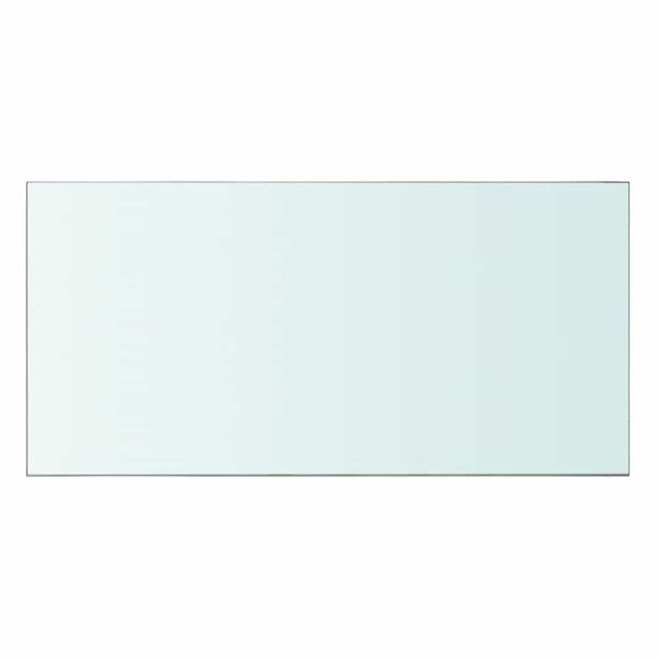 vidaXL Shelves 2 pcs Panel Glass Clear 60x30 cm