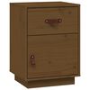 vidaXL Bedside Cabinets 2 pcs Honey Brown 40x34x55 cm Solid Wood Pine