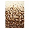 vidaXL Leather Rug Patchwork Cowhide Brown 170 x 120 cm Leather