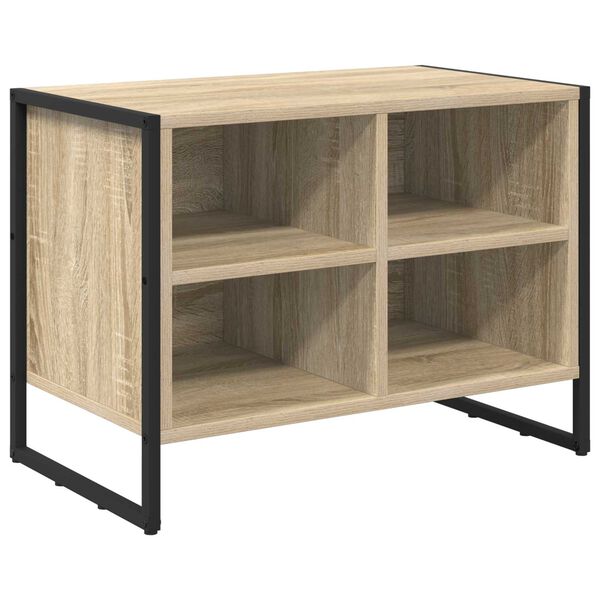 vidaXL Shoe Cabinet Sonoma 60 x 35 x 44 cm Engineered Wood