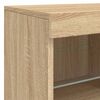 vidaXL Sideboard with LED Lights Sonoma Oak 81x37x67 cm