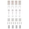 vidaXL 36 Piece Roller Blind Fittings